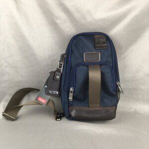 TUMI Sling Bag - Navy Blue Crossbody Sport